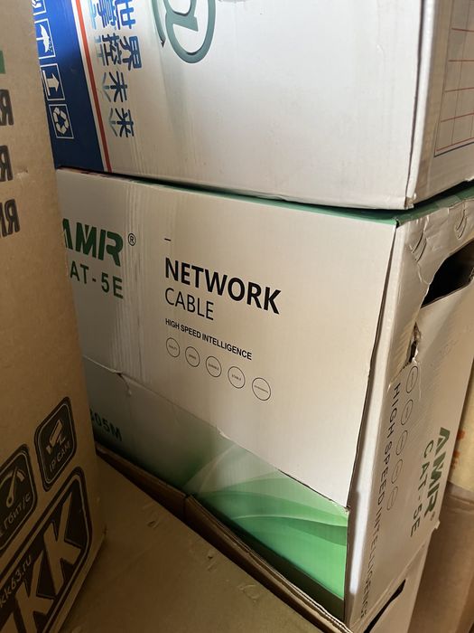 Ютп UTP Cat 5е интернет кабель для видеокамер и интернета