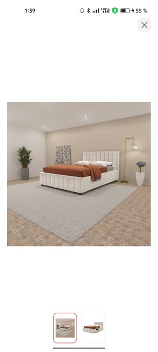 Кровать с матрасом