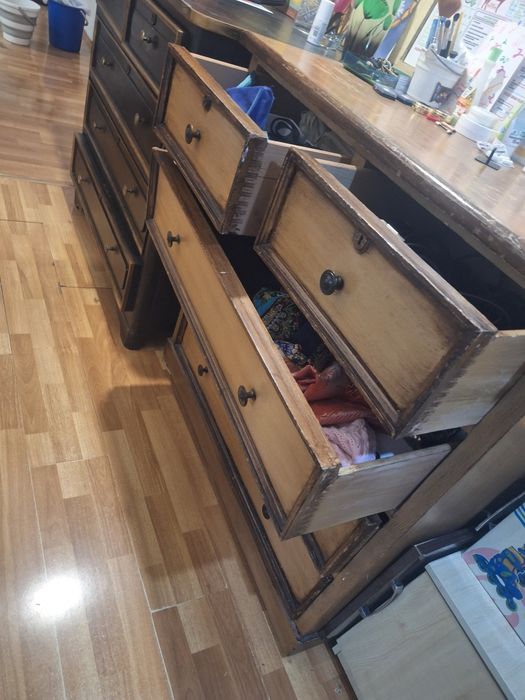 Комод советский коричневый