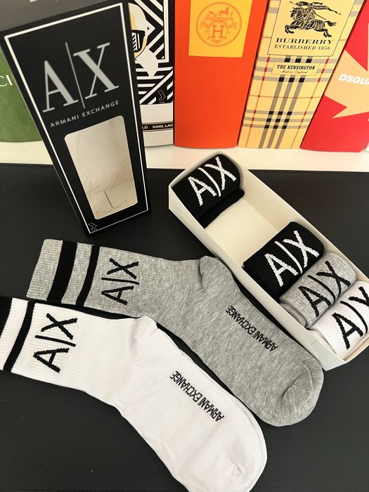 Set 6 perechi sosete lungi ARMANI calitate deosebita