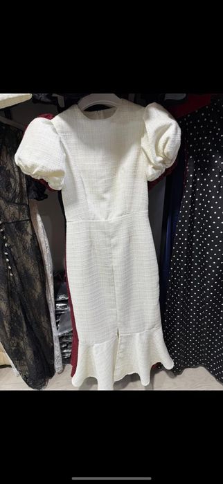 Платье рыбка твидовое новый