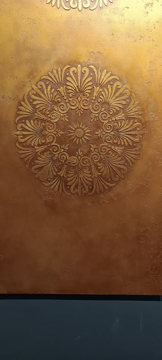 Художественный Трафарет Арт бетон