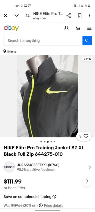 Nike dri fit мъжко горнище M размер.