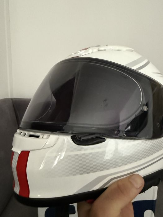 Shoei NXR Lunar alb perlat