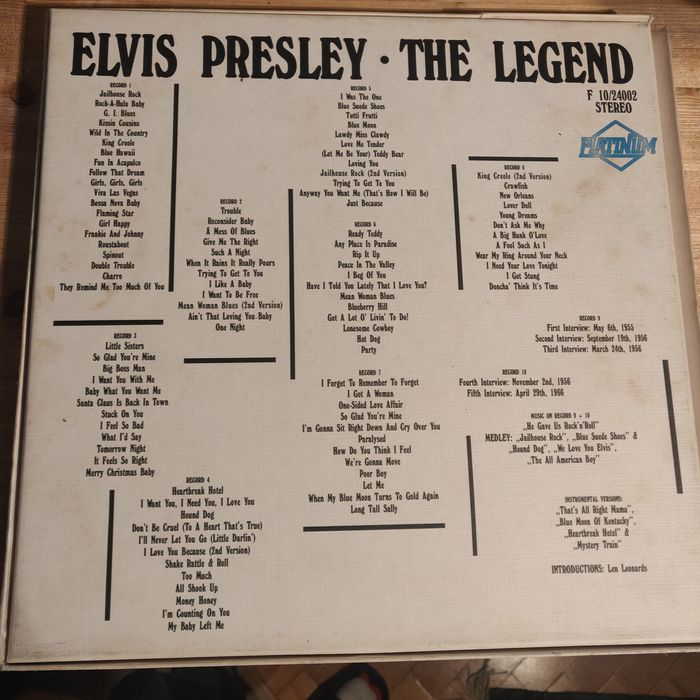 Vinil/vinyl/box set/Elvis Presley/Superstars/Country