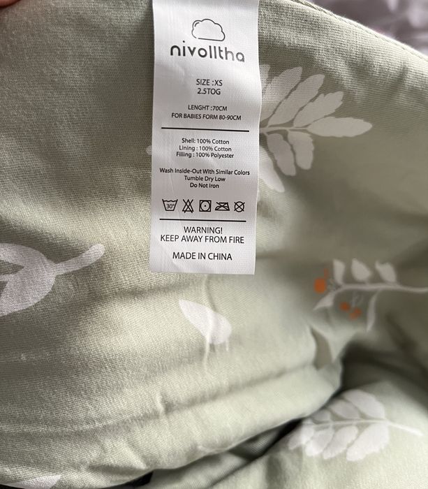 Чисто ново зимно чувалче за сън - 2,5 tog - зимен чувал