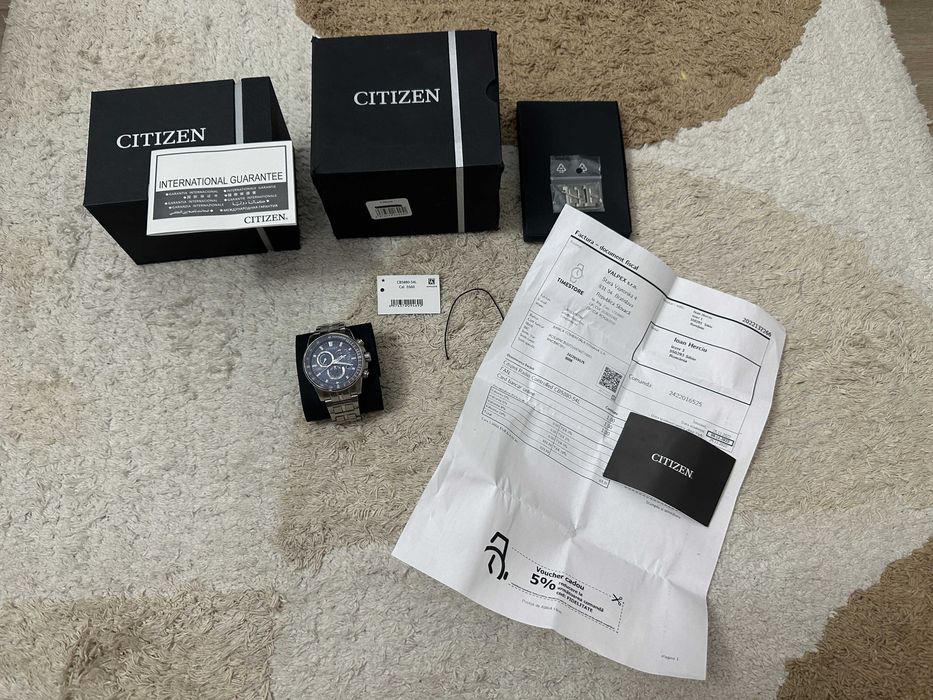 Ceas Citizen CB5880-54L 20 ATM Eco-Drive Radio 43mm Control Promaster