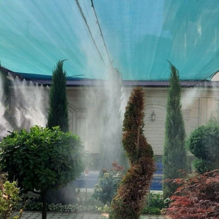 Микроклимат сетка установка  mikroklimat setka