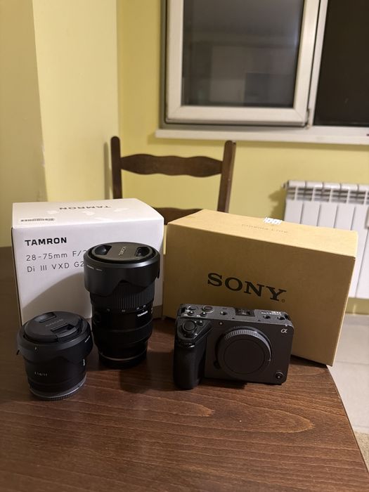 sony fx30 + Tamron 28-75mm , Sony E 11mm