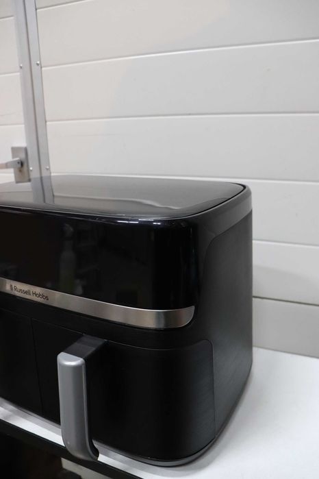 Фритюрник с горещ въздух Russell Hobbs SatisFry 27681-56, 2 отделения, 9 л, бърз, с горещ въздух [2 отделения по 4,5 литра всяко, много тиха работа