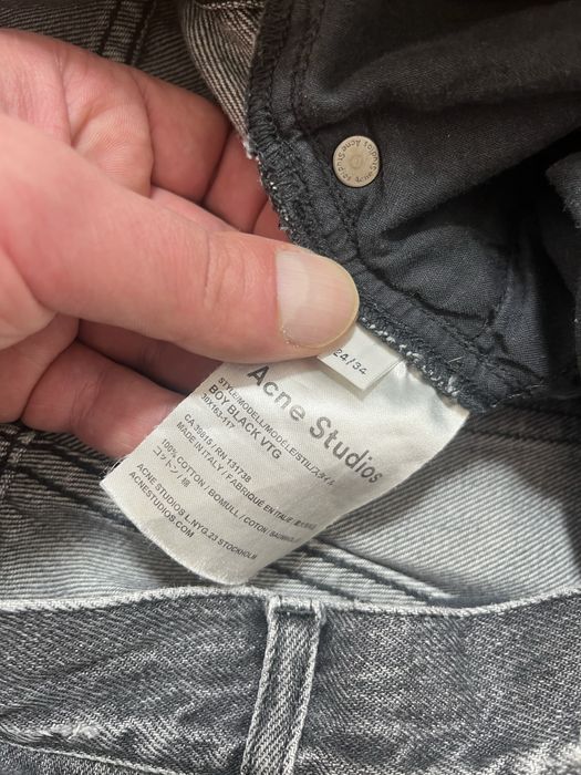 Acne Studios Boyfriend Black Vintage размер W24