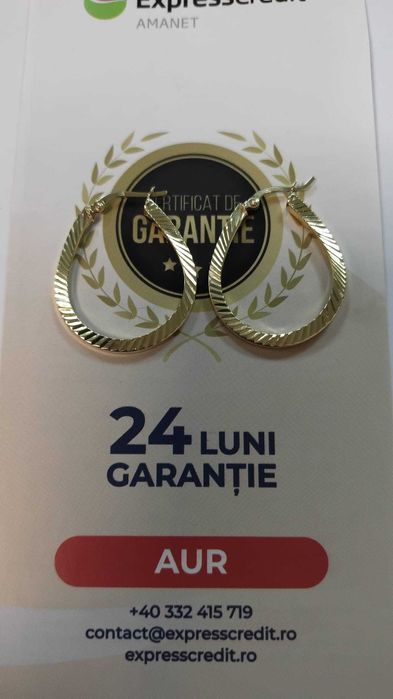 (AG 35) Cercei aur 14K B.34286 / 1585 lei