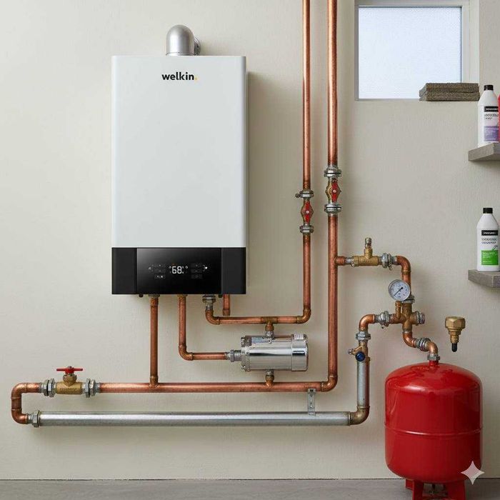 Газовый котёл Welkin модель DIANA - 32 кВт / Доставка / Гарантия