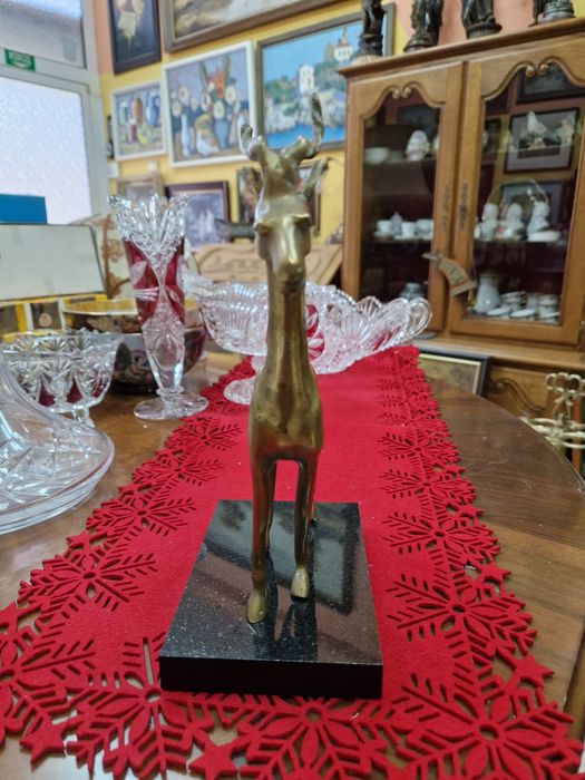 Страхотна антикварна френска бронзова фигура статуетка