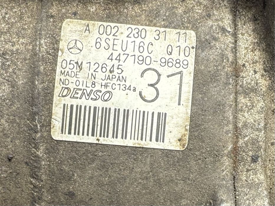 Compresor ac Mercedes 2.2 verificat cu garantie ORIGINAL! Stare f buna