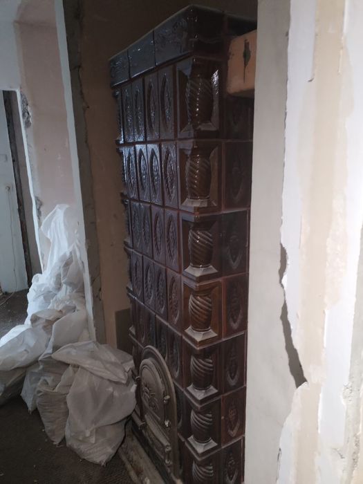 Soba de teracotă nefolosita