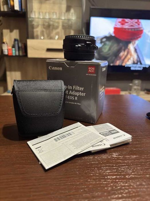 Адаптер Canon EF EOS R Drop in Filter Mount Adapter + Vario ND филтър