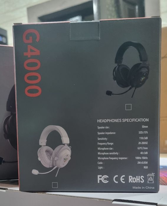 Наушники игровые G4000  проводные с микрофоном