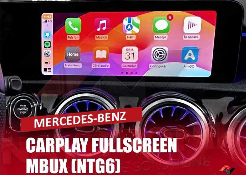 Apple CarPlay Fullscreen Wireless Mercedes-Benz MBUX A CLA GLA GLC GLE
