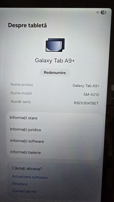 Tableta Samsung Tab A9+ 11 inch,64 gb,4 gb ram