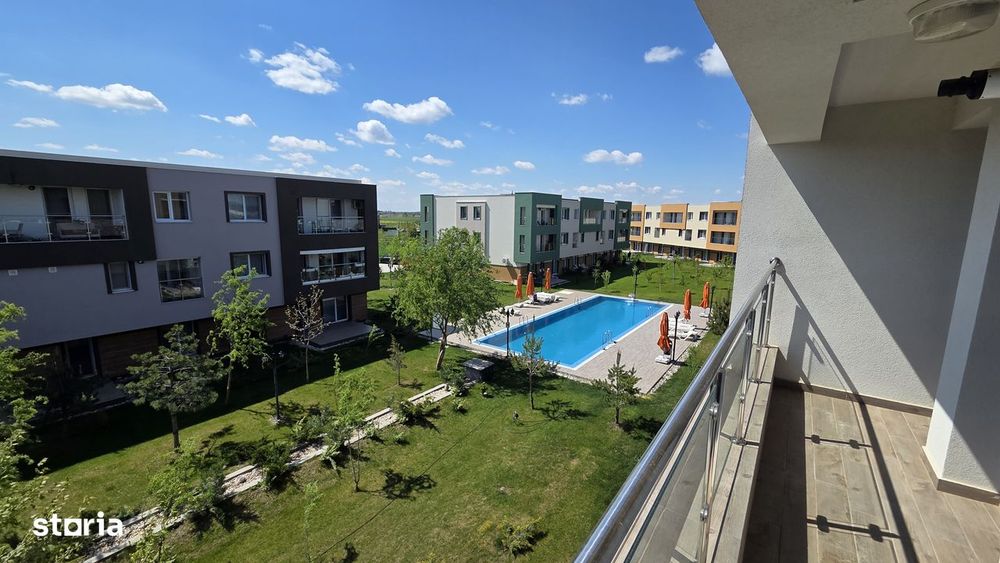 Apartament 2 camere, Complex Rezidential cu Piscina, loc parcare