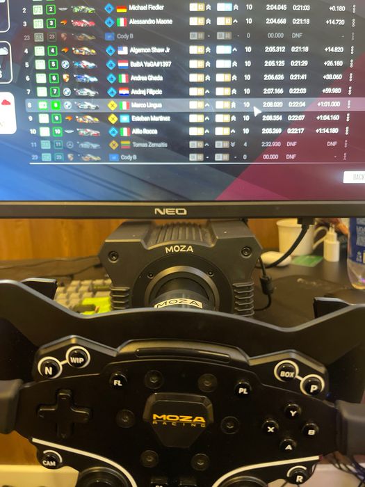 Готовый simrace сетап moza