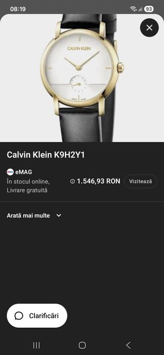 Ceas Calvin Klein