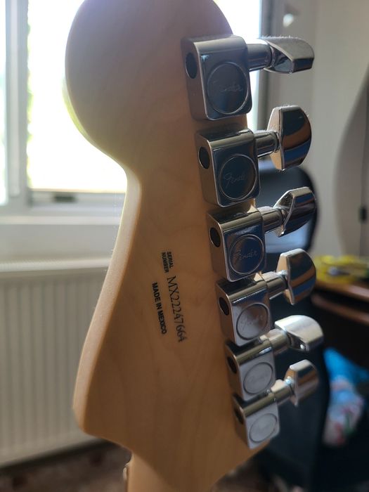 Chitara Electrica Fender Mexic Player Stratocaster Pau Ferro Fingerboard Silver