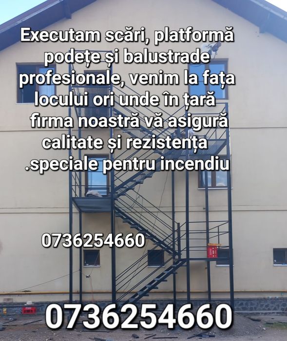 Scara de exterior metal