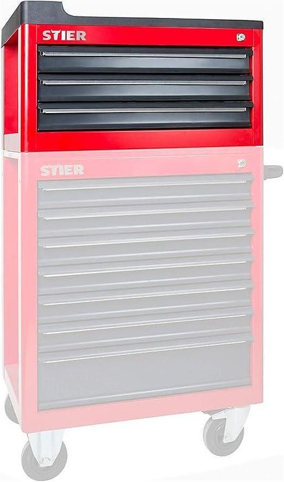 Приставката за количка за инструменти stier празна