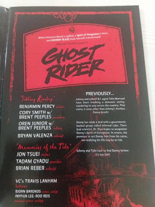 Комикс Ghost rider spider verse