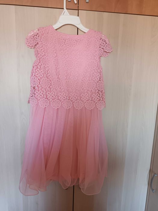 Детска рокля розова