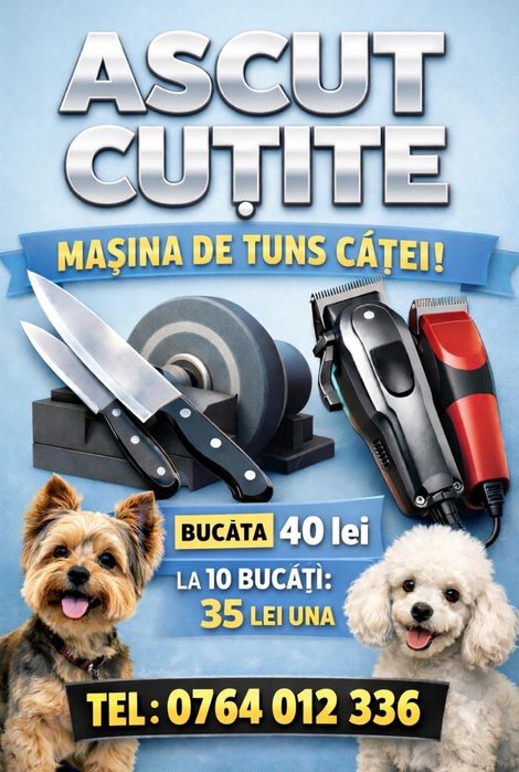 Ascut cuțite tuns animale
