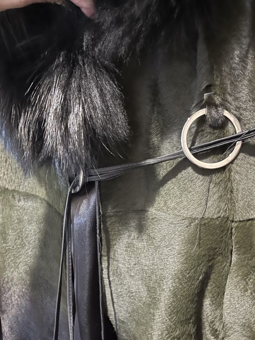 Палто естествен косъм