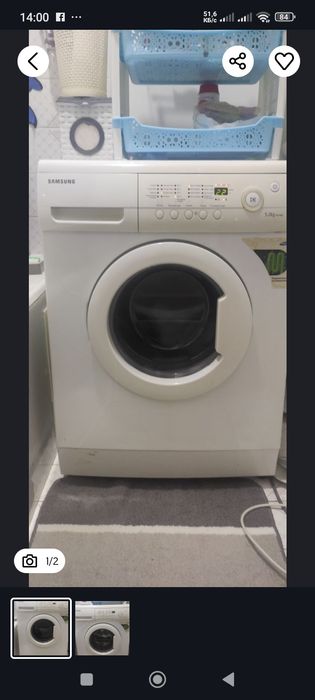 Samsung 5.2 кг стирает отлично