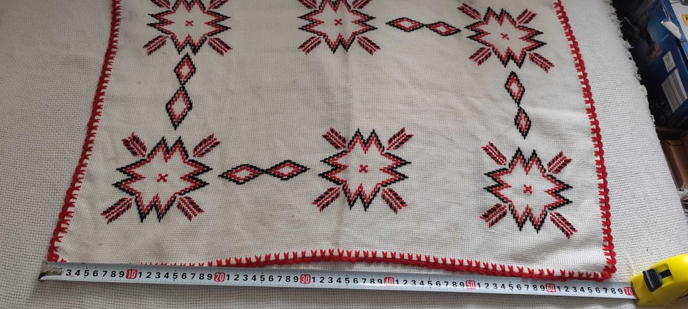 mileu etamina lucrat manual dimensiuni 68x48 cm fara pete sau defecte