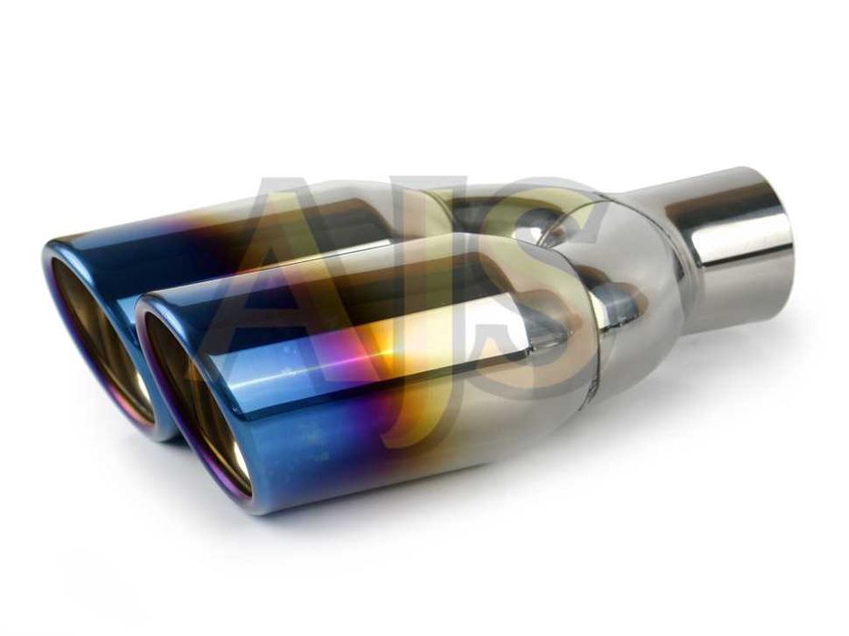 Насадка на глушитель двойная 60х76х288мм