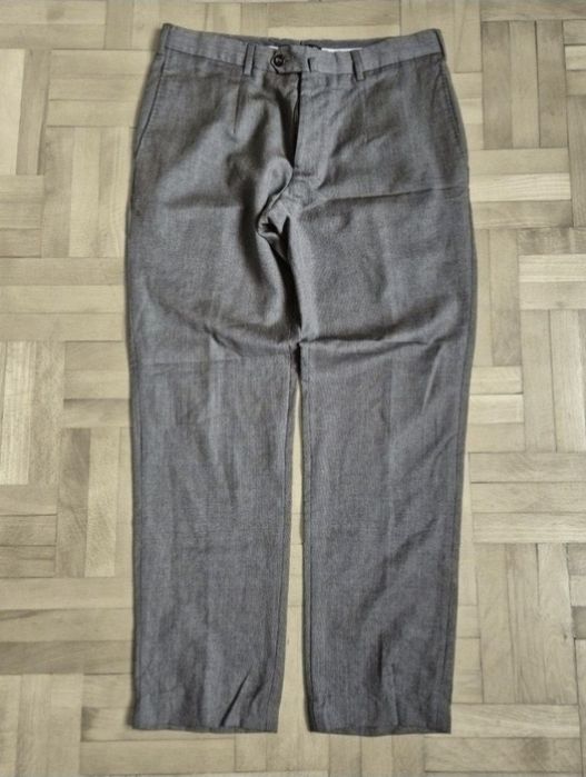 Pantaloni Angelico Luca Bani, Lână Woolmark Noua Virgină Tasmania 48