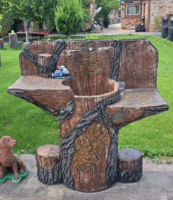 Градинска мивка от щампован бетон