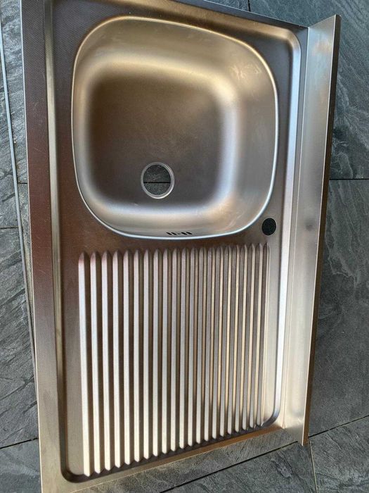 Chiuvetă Dominox din inox, 80×50 cm,  – folosită foarte puțin, stare excelentă!