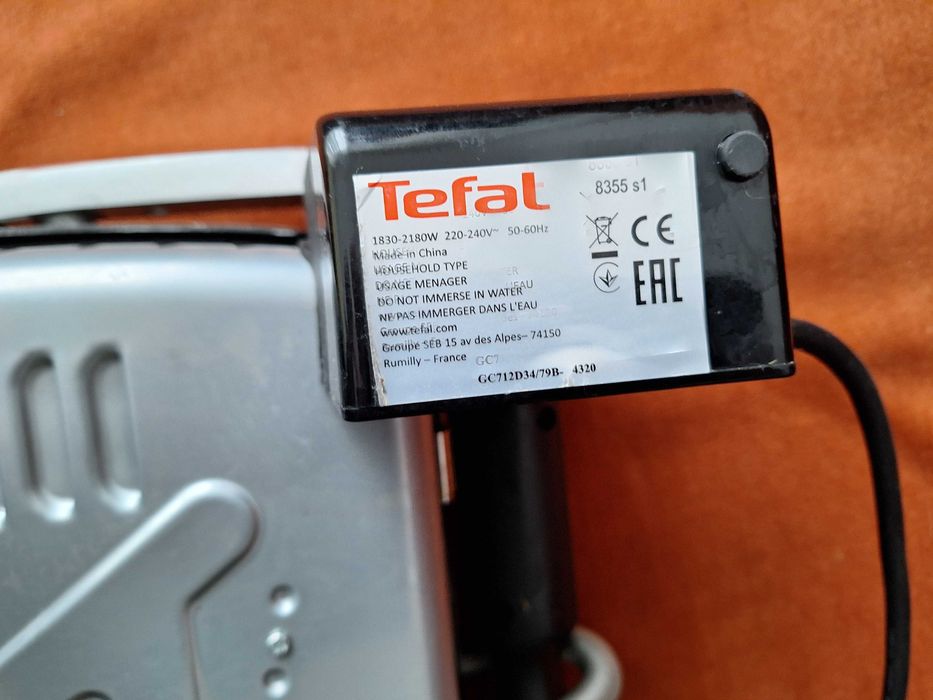 Gratar electric Tefal OptiGrill+ GC712D34 , 2000 W, 6 programe auto