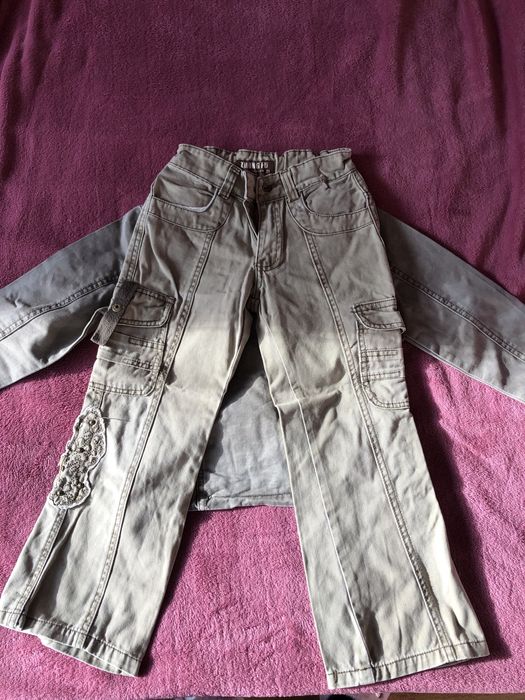 Комплект дънково яке и джинси детски