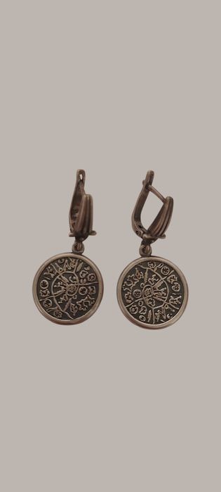 Серебро женские серьги