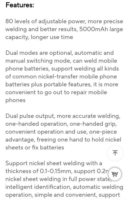 Aparat sudura in puncte Lcd acumulatori litiu banda nichelata reparati