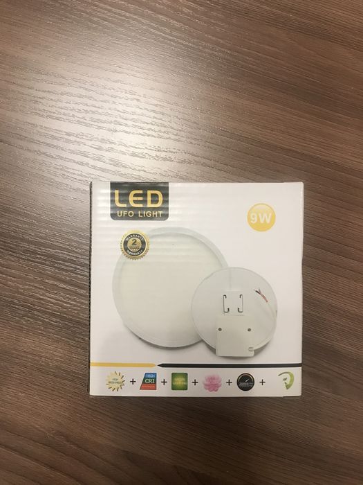 Лампа 9w,яркий свет