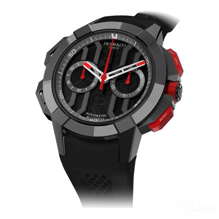 Jacob & Co Epic X Chrono 44 Grey PVD Titanium Red