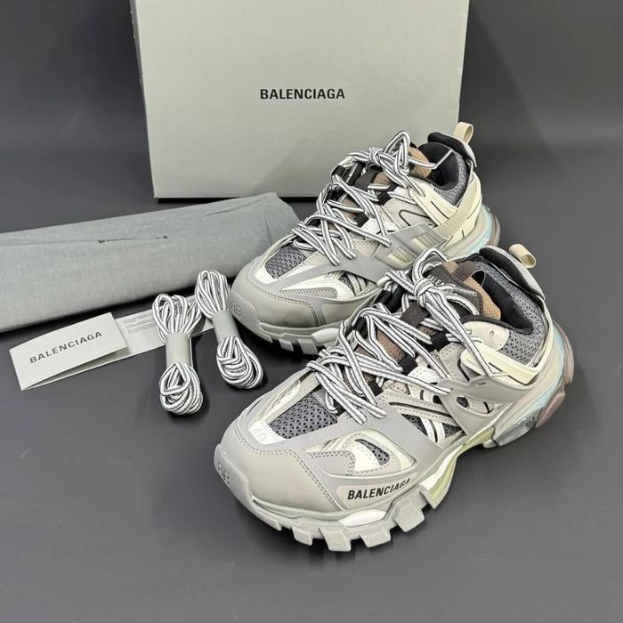 Balenciaga Track Sneaker "Grey/White"
