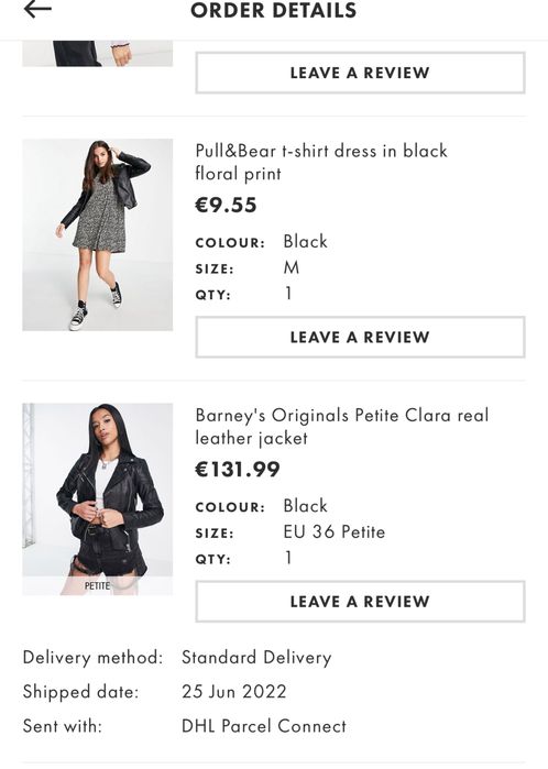 Geaca piele  nepurtata Barney’s Originals marime 36