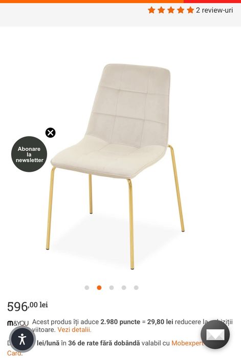 Set de 4 scaune dining