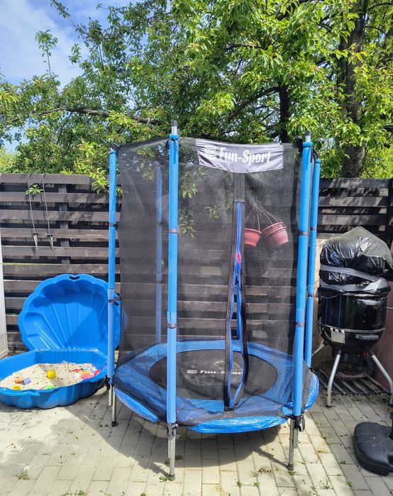 Trambulina 140 cm Fun-Sport cu plasa de siguranta
